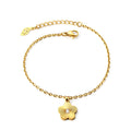 Sunburst Flower Charm Bracelet