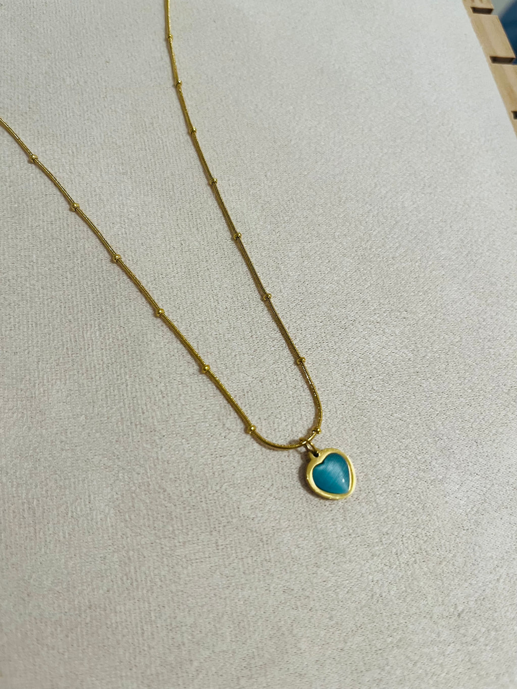 Turquoise Heart Pendant Necklace