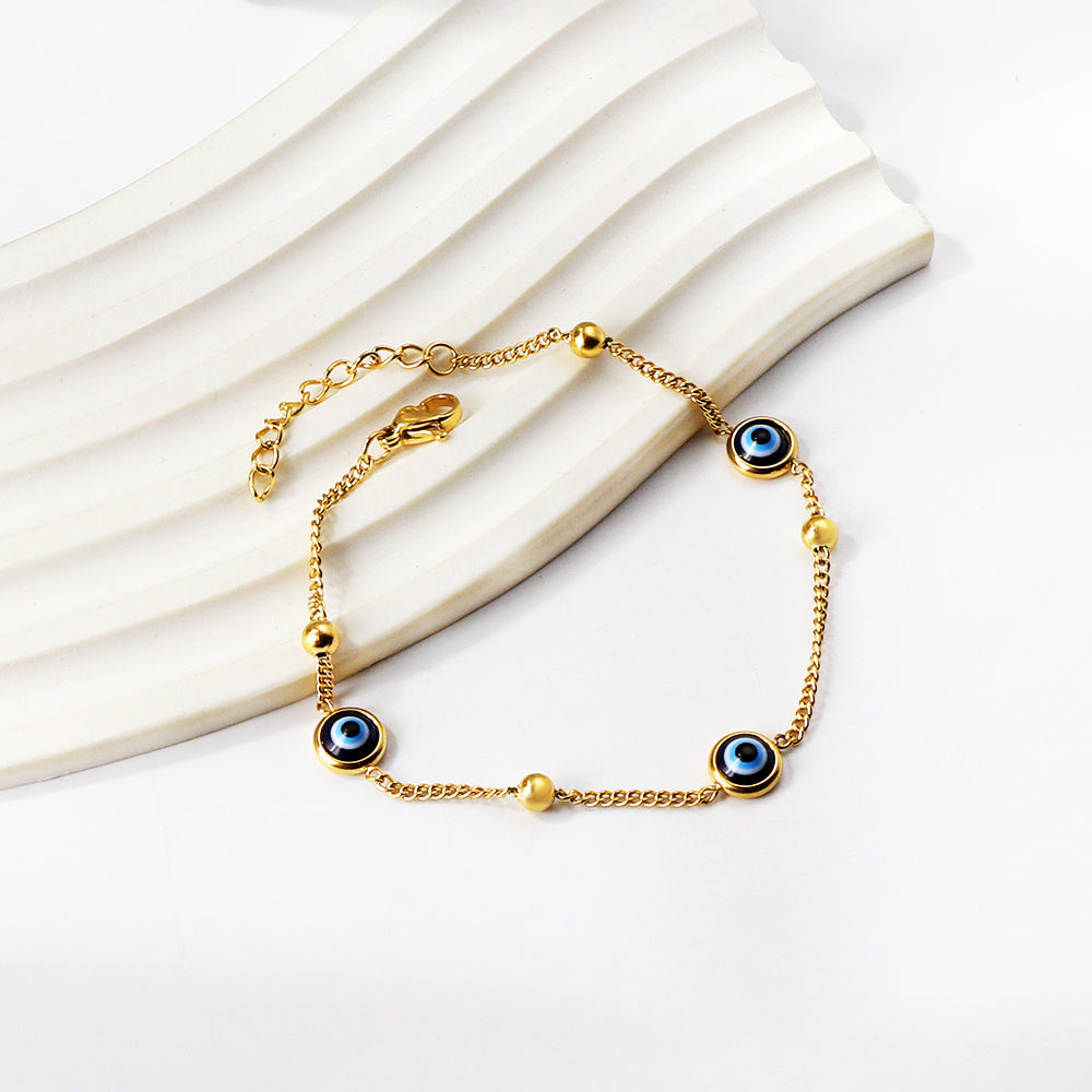 Evil Eye Station Bracelet