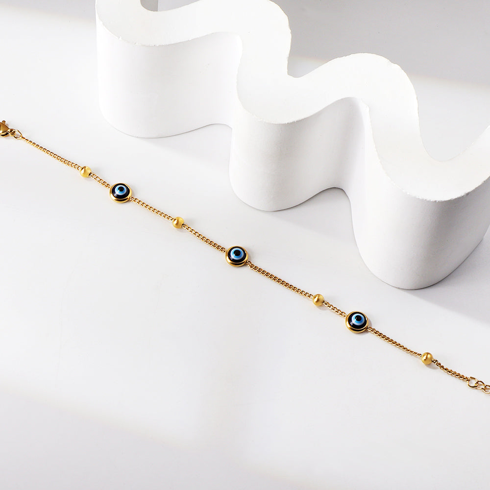 Evil Eye Station Bracelet