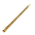 Gold Watch-Link Chain Bracelet