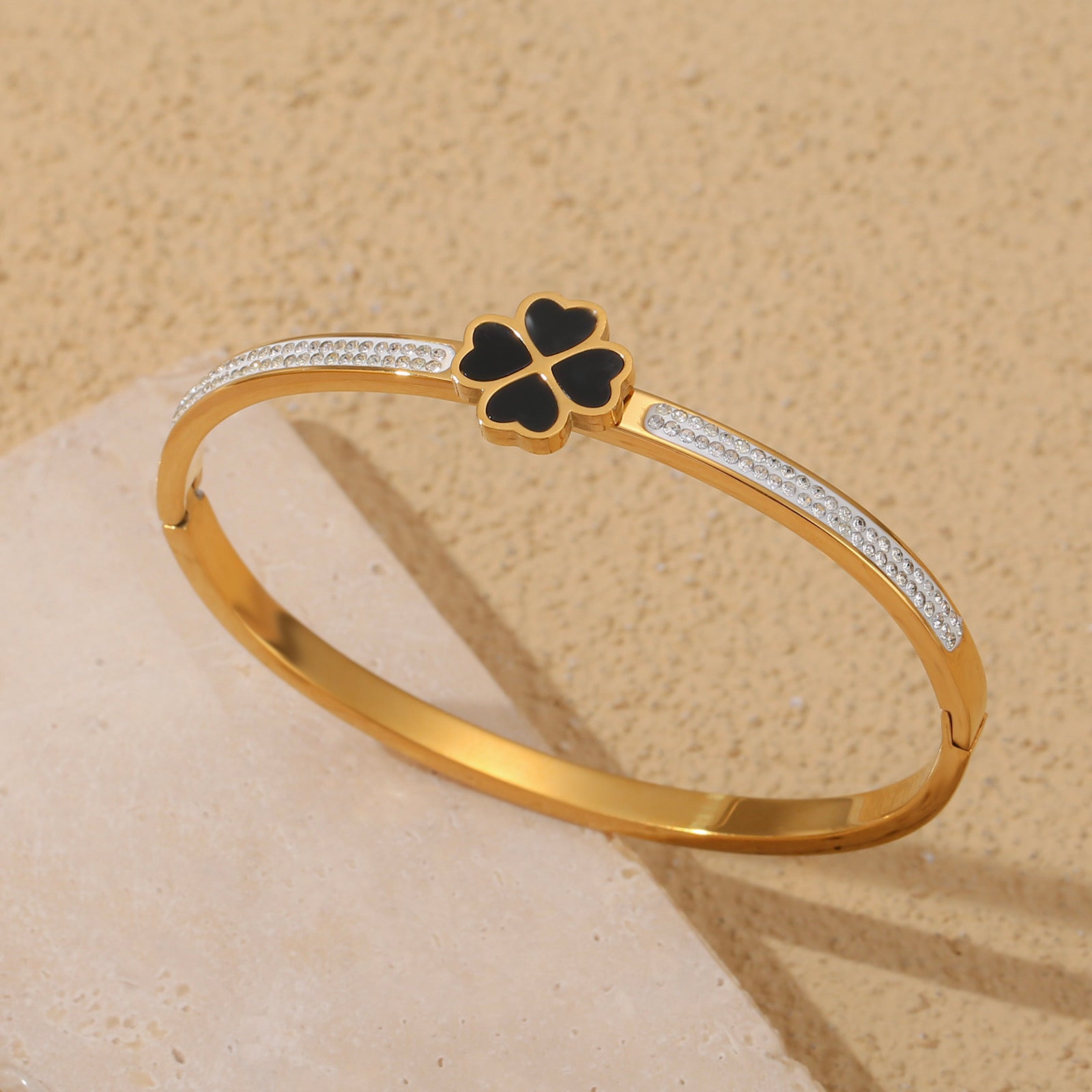 Black Clover Crystal Bangle